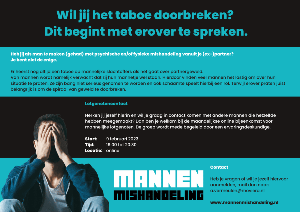 Flyer lotgenotengroep mannen