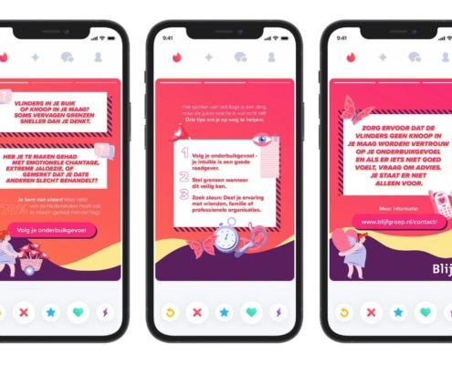 Tinder en Blijf Groep bundelen krachten om het taboe rondom red flags te doorbreken en geven tips voor het omgaan met sociaal ongewenst gedrag
